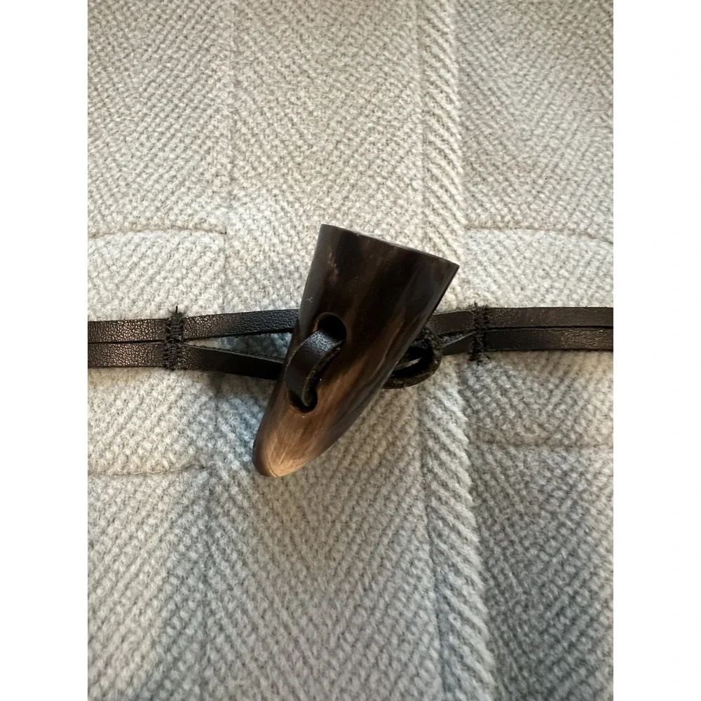 Vintage Authentic Burberry London England Duffle Coat 100% Wool Hooded Sz Med - Picture 15 of 16